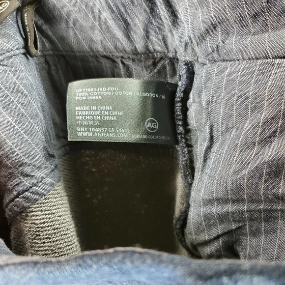 AG ADRIANO GOLDSCHMIED Cotton Denim Look Joggers - Picture 5 of 5